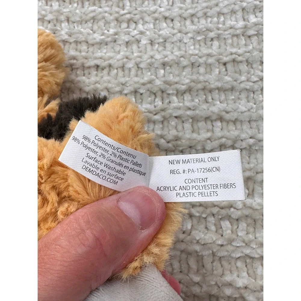 DEMDACO Tiger Plush Lovey Stuffed Animal 16